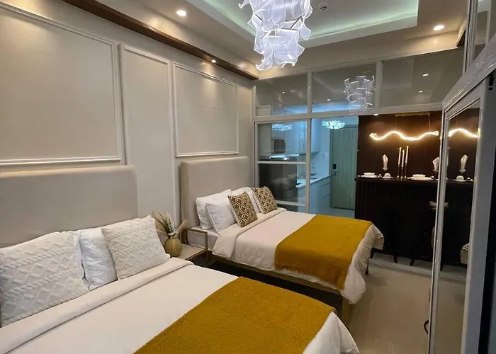 Wawa's Oasis - 1br Ground-level Suite, Shore Residences - Near Moa, Naia, Ccp, Star City, World Trade Center & Us Embassy - J アパートホテル マニラ市